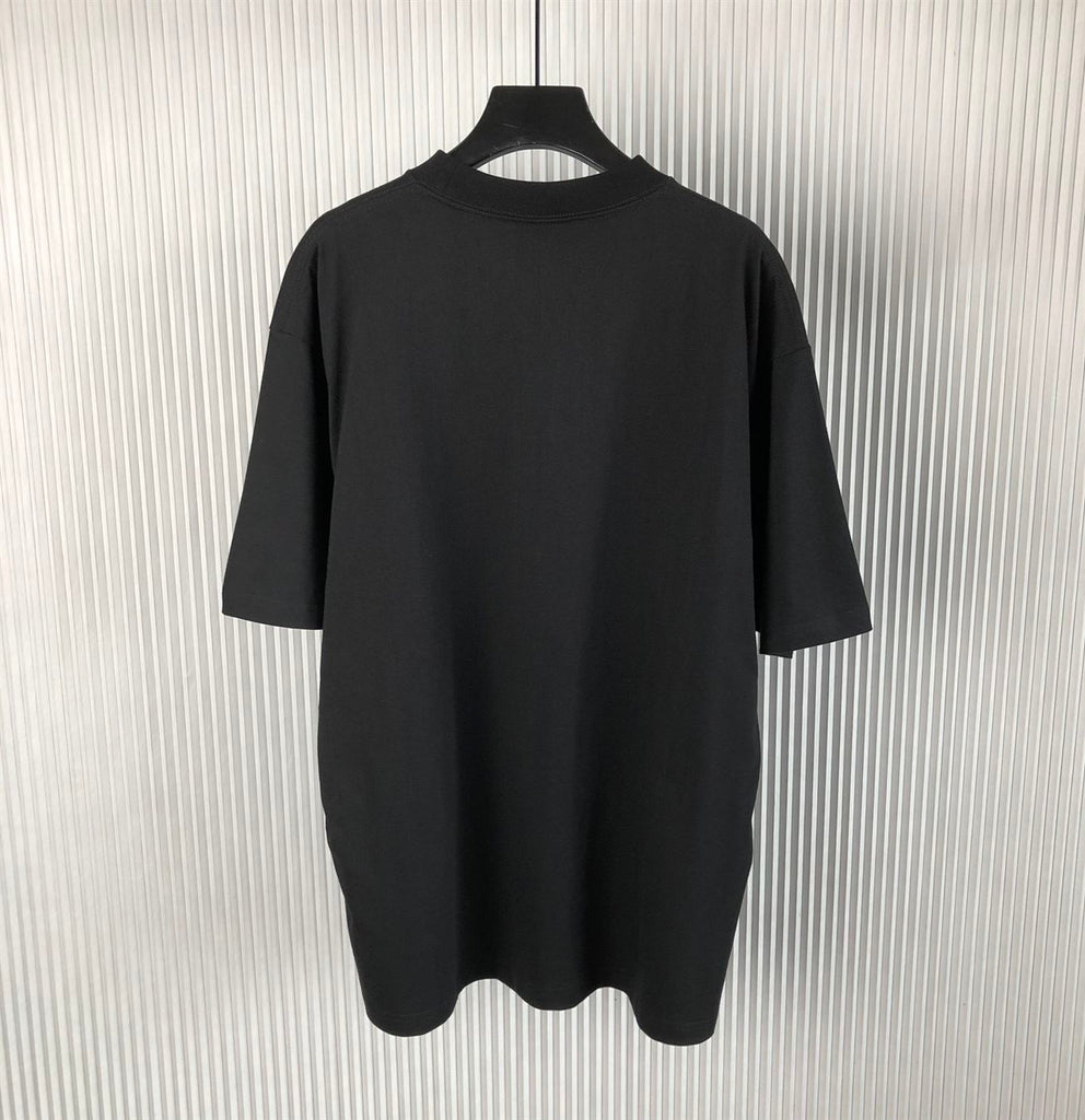 BALENCIAGA ACTIVEWEAR T-SHIRT MEDIUM FIT IN BLACK - Y013