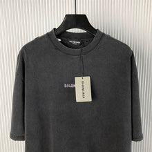 BALENCIAGA BACK T-SHIRT MEDIUM FIT IN BLACK - Y034