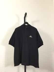 BALENCIAGA BB CLASSIC BALENCIAGA POLO SHIRT OVERSIZED IN BLACK - Y036