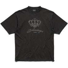 BALENCIAGA BB MOTEL T-SHIRT MEDIUM FIT IN BLACK - Y003