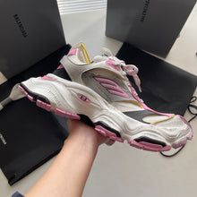 BALENCIAGA CARGO SNEAKER IN GREY/WHITE/PINK - B004