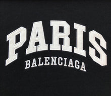 BALENCIAGA CITIES PARIS COTTON JERSEY HOODIE - BH045