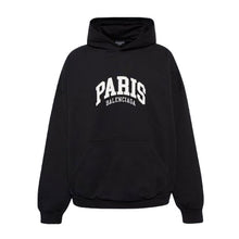 BALENCIAGA CITIES PARIS COTTON JERSEY HOODIE - BH045