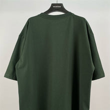 BALENCIAGA CITIES PARIS T-SHIRT IN DARK GREEN - Y047