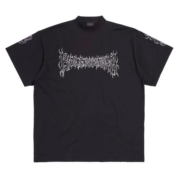 BALENCIAGA DARKWAVE COTTON T-SHIRT - Y042