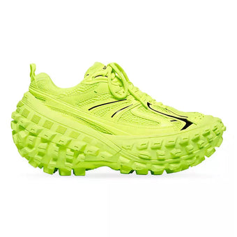 BALENCIAGA DEFENDER TRAINERS FLUO YELLOW - B057