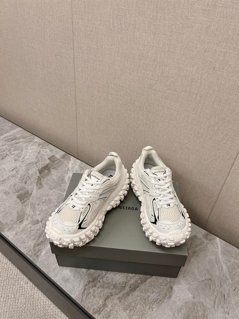 BALENCIAGA DEFENDER TRAINERS LIGHT BEIGE - B049