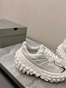 BALENCIAGA DEFENDER TRAINERS LIGHT BEIGE - B049