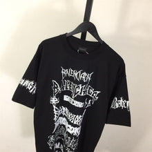 BALENCIAGA DIY METAL T-SHIRT LARGE FIT IN WHITE BLACK - Y051