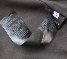 BALENCIAGA INTERNAL USE ONLY INSIDE-OUT T-SHIRT IN BLACK - Y022