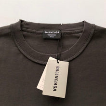 BALENCIAGA INTERNAL USE ONLY INSIDE-OUT T-SHIRT IN BLACK - Y022