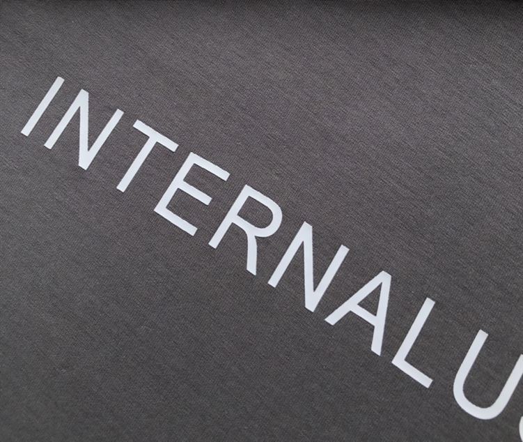 BALENCIAGA INTERNAL USE ONLY INSIDE-OUT T-SHIRT IN BLACK - Y022