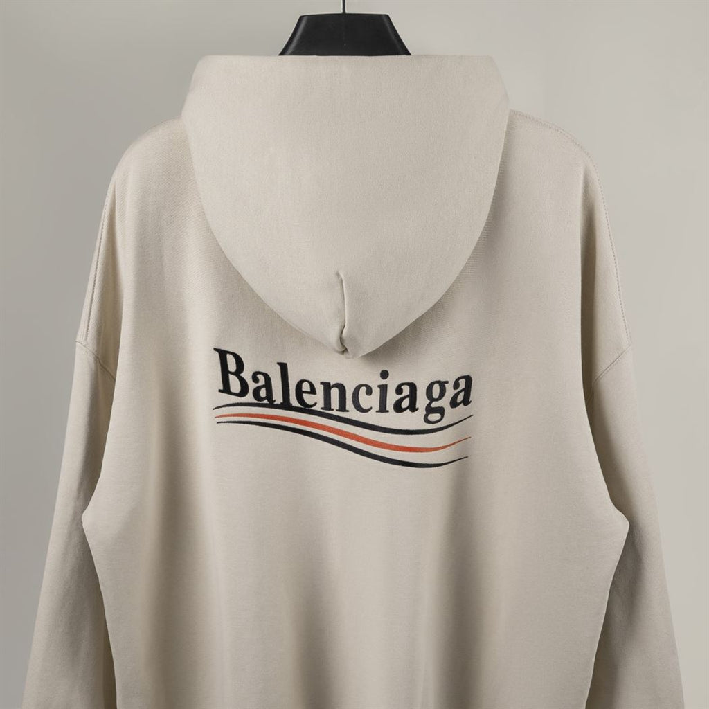 BALENCIAGA LOGO COTTON HOODIE - BH023