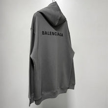 BALENCIAGA LOGO HOODIE IN GREY - BH043