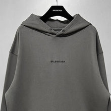 BALENCIAGA LOGO HOODIE IN GREY - BH043