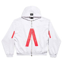 BALENCIAGA MUSIC ARCHIVE SERIES CONNECTED ZIP-UP HOODIE - BH004