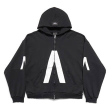 BALENCIAGA MUSIC ARCHIVE SERIES CONNECTED ZIP-UP HOODIE - BH005