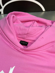 BALENCIAGA NOLOGO HOODIE MEDIUM FIT IN LIGHT PINK - BH008