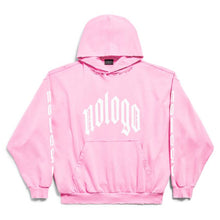 BALENCIAGA NOLOGO HOODIE MEDIUM FIT IN LIGHT PINK - BH008