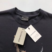 BALENCIAGA PARIS LIBERTY T-SHIRT MEDIUM FIT IN BLACK - Y005