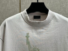 BALENCIAGA PARIS LIBERTY T-SHIRT MEDIUM FIT IN OFF WHITE - Y006