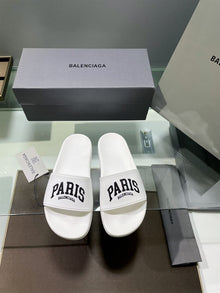 BALENCIAGA PARIS POOL SLIDE SANDAL - E035