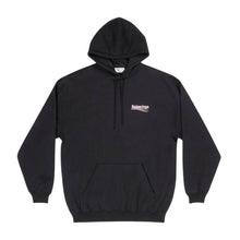 BALENCIAGA POLITICAL CAMPAIGN HOODIE FIT IN BLACK - BH047