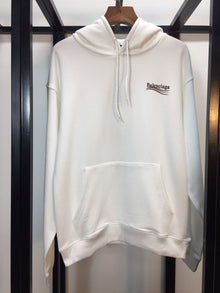 BALENCIAGA POLITICAL CAMPAIGN HOODIE FIT IN OFF WHITE - BH046