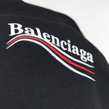 BALENCIAGA POLITICAL CAMPAIGN SWEATSHIRT IN BLACK - BH048