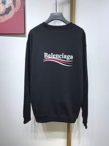 BALENCIAGA POLITICAL CAMPAIGN SWEATSHIRT IN BLACK - BH048