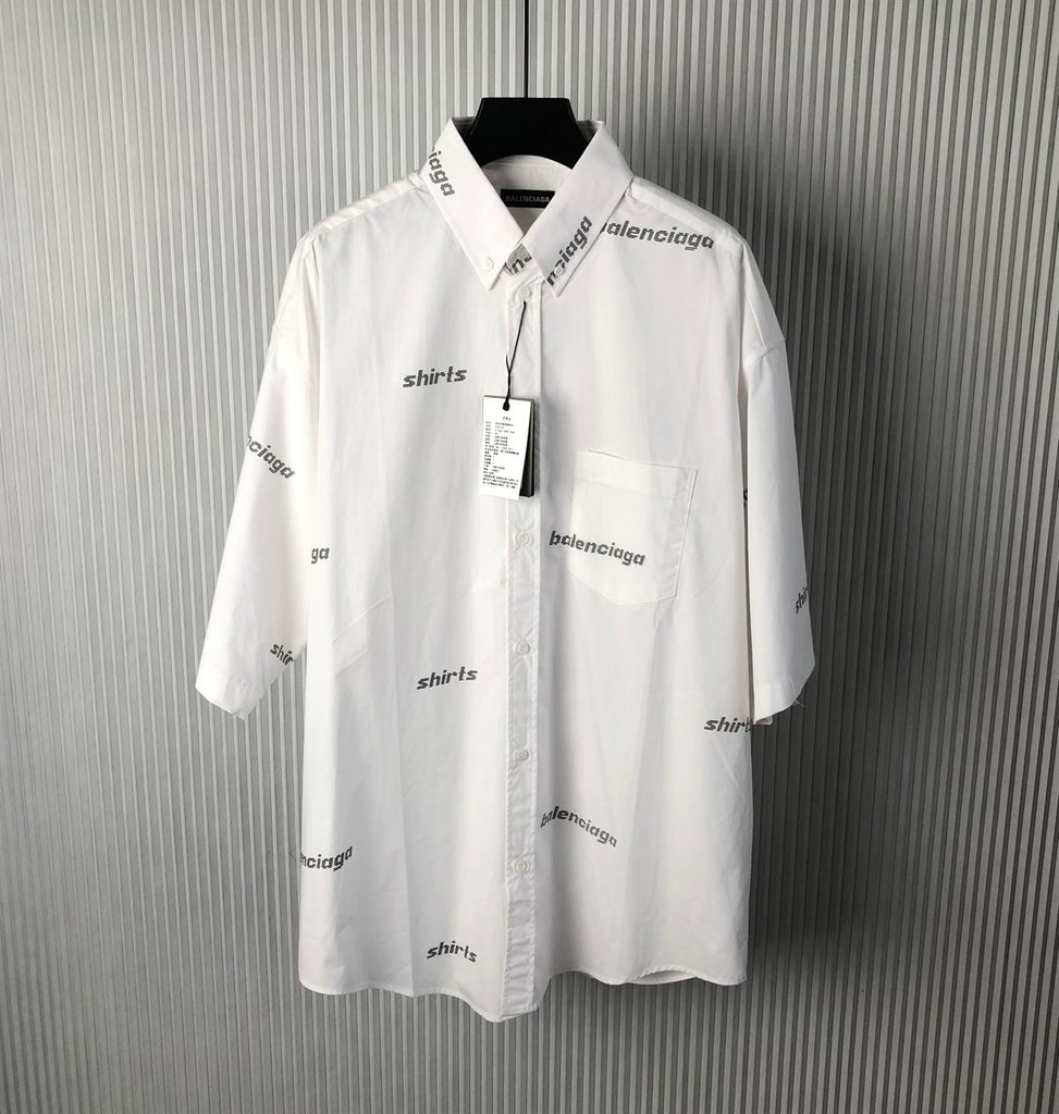 BALENCIAGA PRINTED COTTON SHIRT - Y040