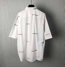 BALENCIAGA PRINTED COTTON SHIRT - Y040