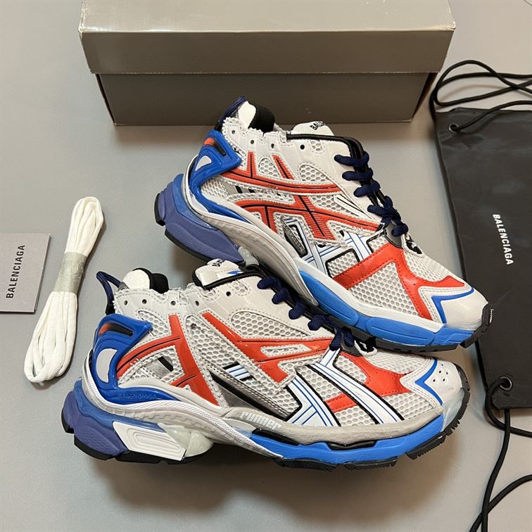 BALENCIAGA RUNNER SNEAKER GREY RED BLUE - B063