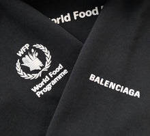 BALENCIAGA WFP HOODIE MEDIUM FIT IN BLACK - BH042