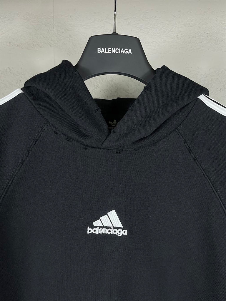 BALENCIAGA X ADIDAS HOODIE BLACK - BH020