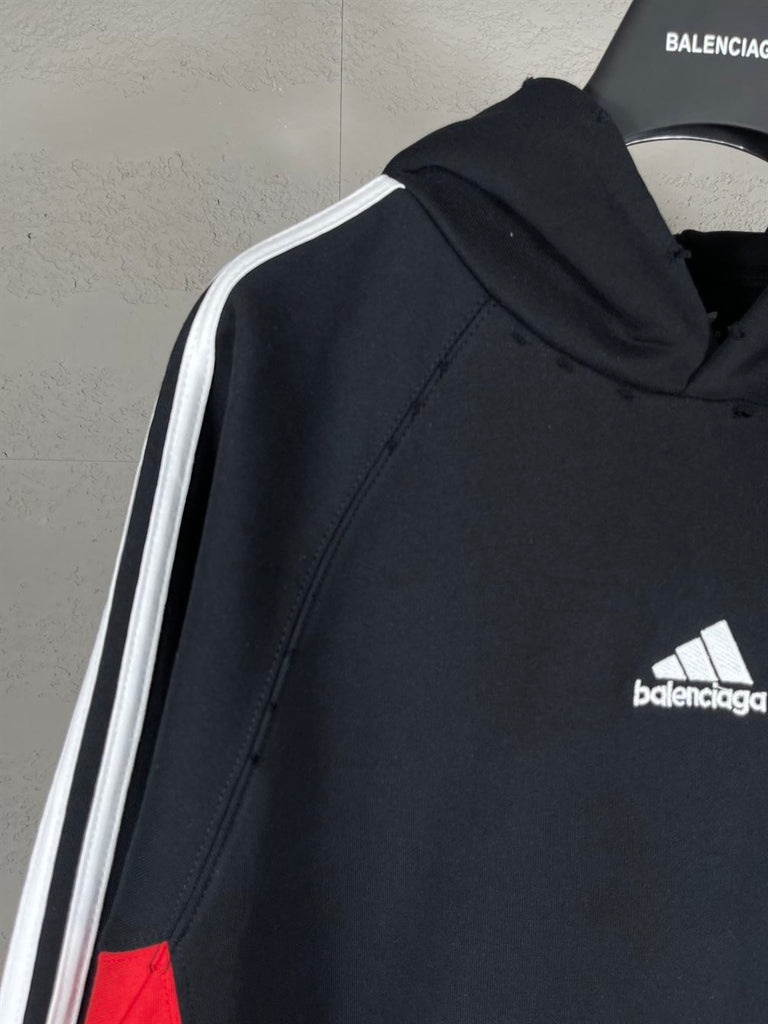 BALENCIAGA X ADIDAS HOODIE BLACK - BH020