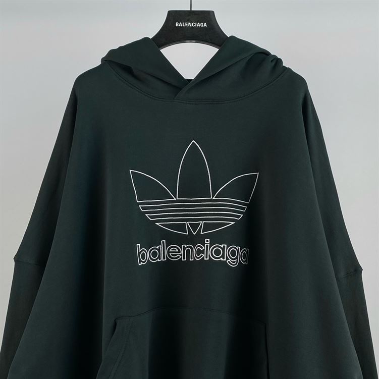 BALENCIAGA X ADIDAS LARGE FIT HOODIE - BH021