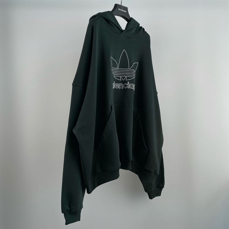 BALENCIAGA X ADIDAS LARGE FIT HOODIE - BH021