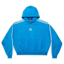 BALENCIAGA X ADIDAS LARGE FIT HOODIE BLUE - BH018