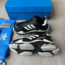 BALENCIAGA X ADIDAS TRIPLE S SNEAKER BLACK WHITE - B015