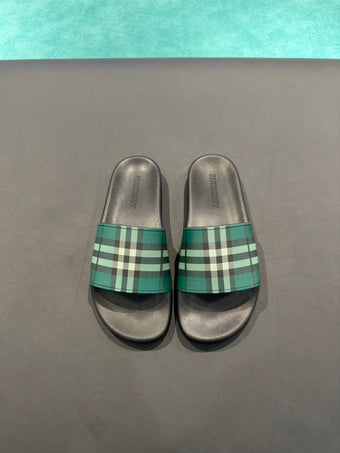 BURBERRY CHECK SLIDES - U003