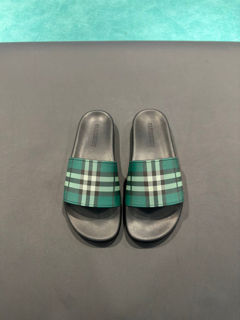 BURBERRY CHECK SLIDES - U003