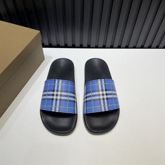 BURBERRY CHECK SLIDES - U026