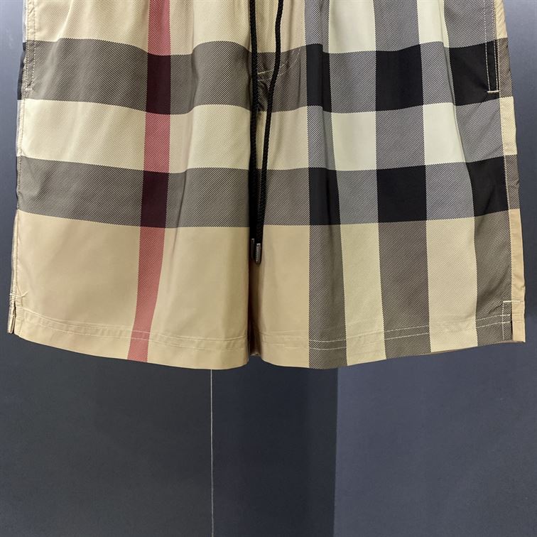 BURBERRY CHECK SWIM SHORTS - SB001