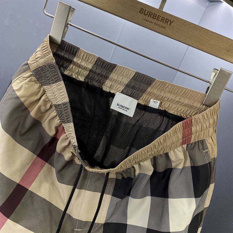 BURBERRY CHECK SWIM SHORTS - SB001