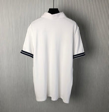 BURBERRY COTTON POLO SHIRT CHALK - W008