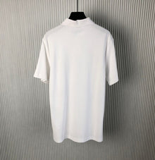 BURBERRY COTTON POLO SHIRT WHITE - W022