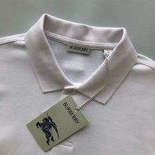 BURBERRY COTTON POLO SHIRT WHITE - W022