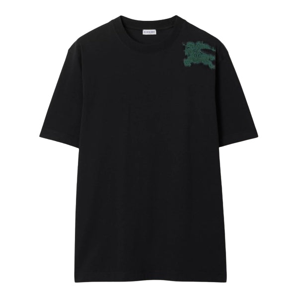 BURBERRY COTTON T-SHIRT BLACK - W012