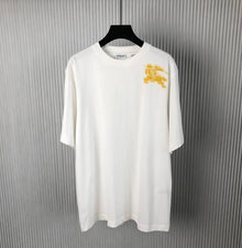 BURBERRY COTTON T-SHIRT SALT - W011